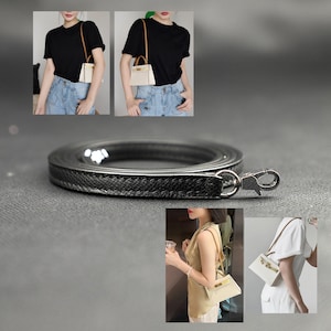1.0CM Width Shoulder Handbag Chain | Crossbody Bag Strap | Epsom Leather Purse Strap Belt | High Quality Handle Replacement Bag Accessories