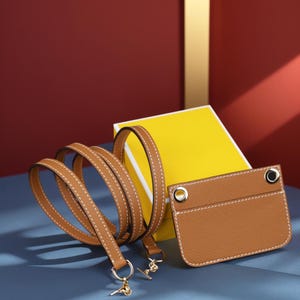 Bolsa interior / Organizador de bolso cruzado para hombro / Correa moldeadora de bolso de cuero Epsom / Convertido en billetera delgada Constance