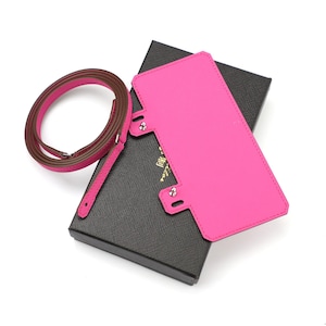 Inside Pouch | Shoulder Crossbody Bag Organizer Insert | Epsom Leather Handbag Shaper Purse Strap | Converted into constance long Wallet