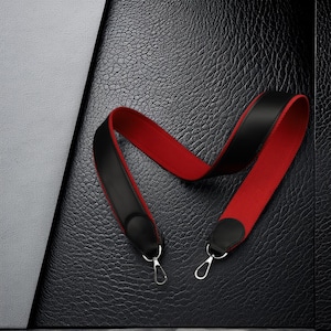 50mm Width Canvas Leather Bag Strap| Customized Length| Leather covered Canvas | Shoulder Handbag Strap| Replacement Handle| Crossbody Strap