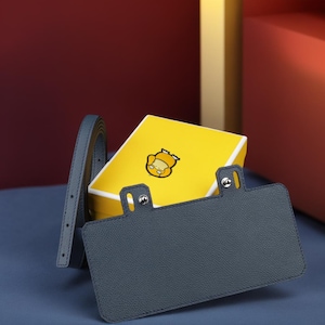 Bolsa interior / Organizador de bolso cruzado para hombro / Correa moldeadora de bolso de cuero Epsom / Convertido en billetera larga Constance