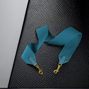 2.2 inch Width Solid Color Canvas Leather Bag Strap｜Customized Length｜High Quality Strap｜Crossbody Shoulder Handbag Strap｜Replacement Handle