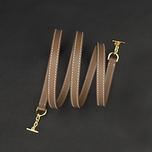 1.2CM Width Shoulder Handbag Chain | Crossbody Bag Strap | Epsom Leather Purse Strap Belt | High Quality Handle Replacement Bag Accessories