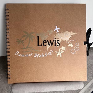 Personalised Summer Homiday/Travel Scrapbook Photo Album