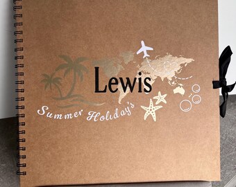 Personalised Summer Homiday/Travel Scrapbook Photo Album