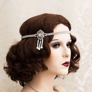 Art Deco Headband Great Gatsby Headband Gatsby Headpiece Flapper Accessories