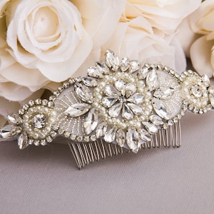 Wedding Hair Comb Silver Rhinestone Hair Comb Wedding Jewelry Bridal Hair Comb Bridesmaid Comb Bridal Jewelry Hair Piece