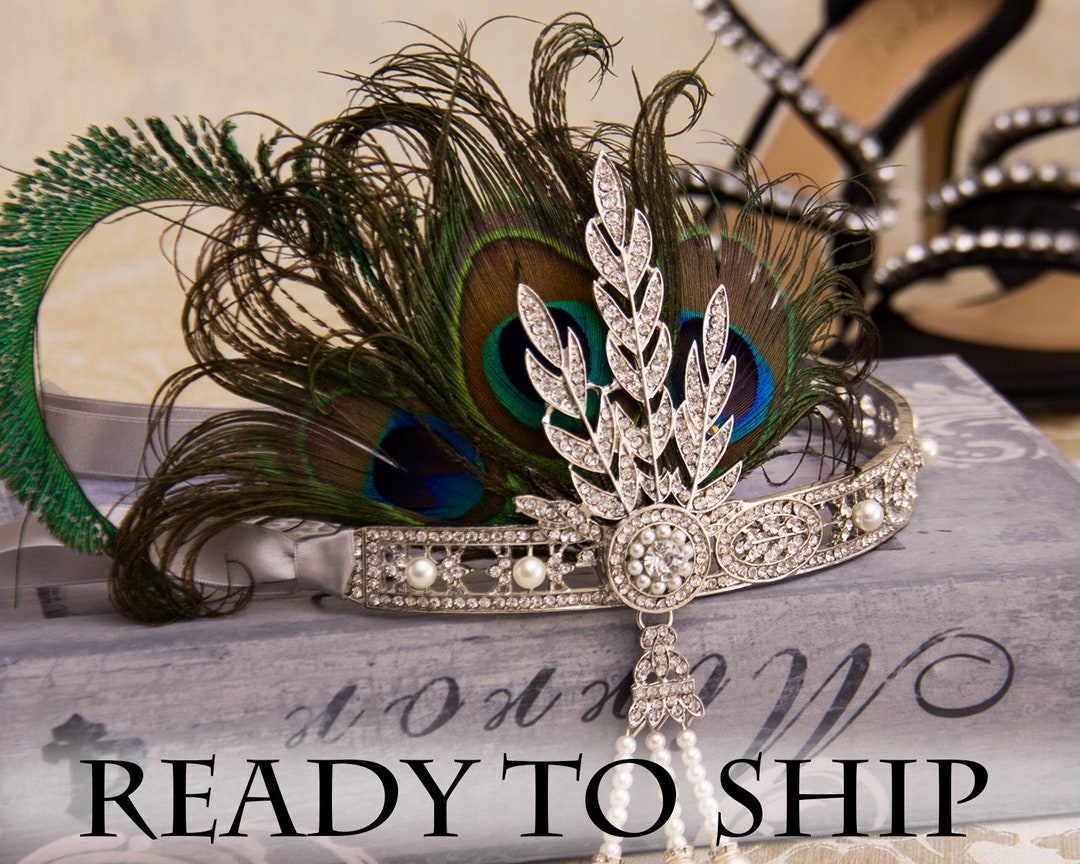 1920s headpiece wedding