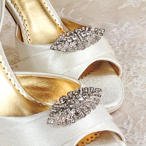Great Gatsby Shoe Clips Art Deco Shoe Clips Bridal - Etsy
