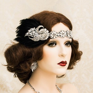 TWO Headpieces for a 1920’s Jazz Age Party or Wedding ? ? ? Brand New. Amazon.com : GORTIN 1920 main image 2