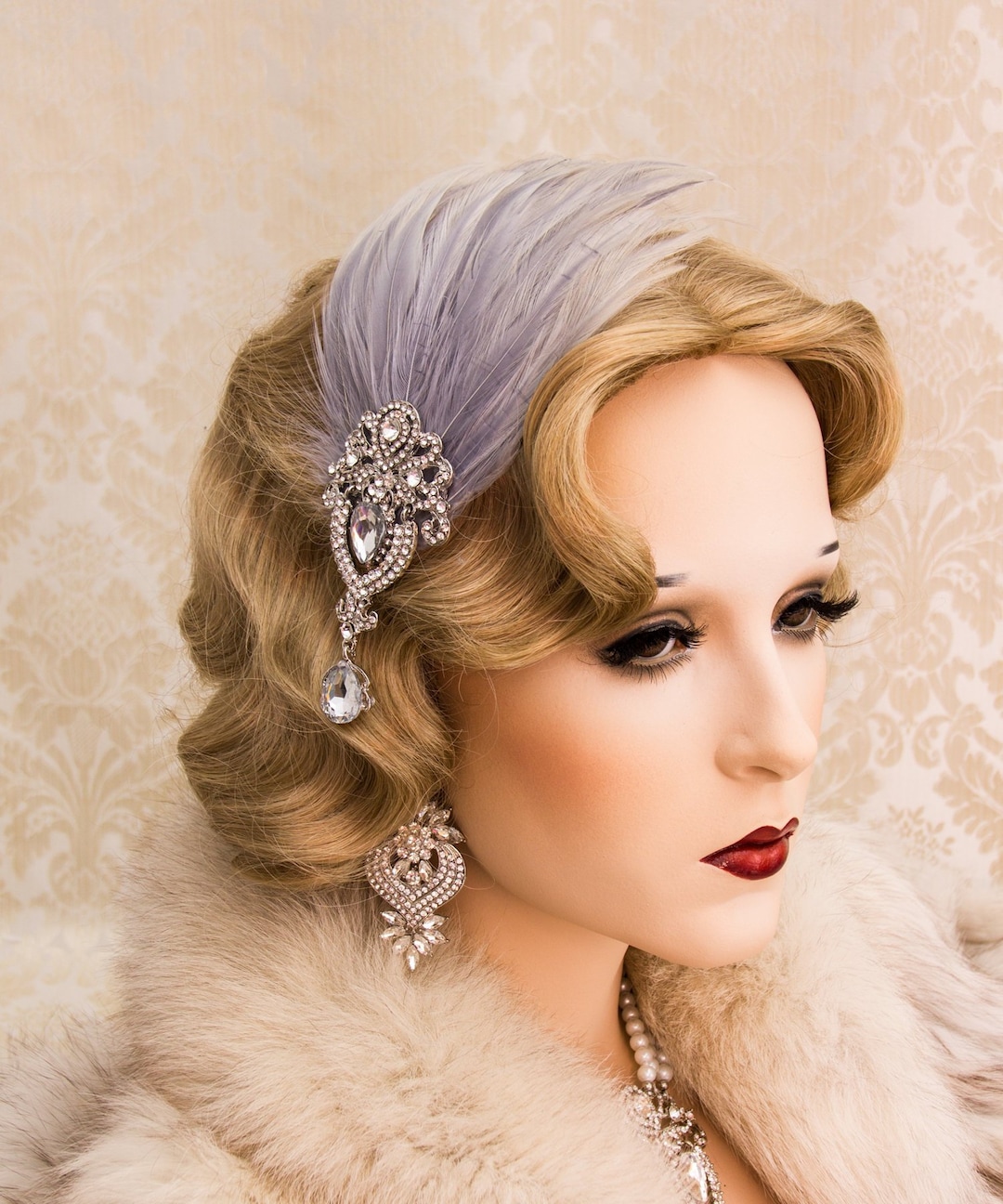 1920's style bridal headpieces