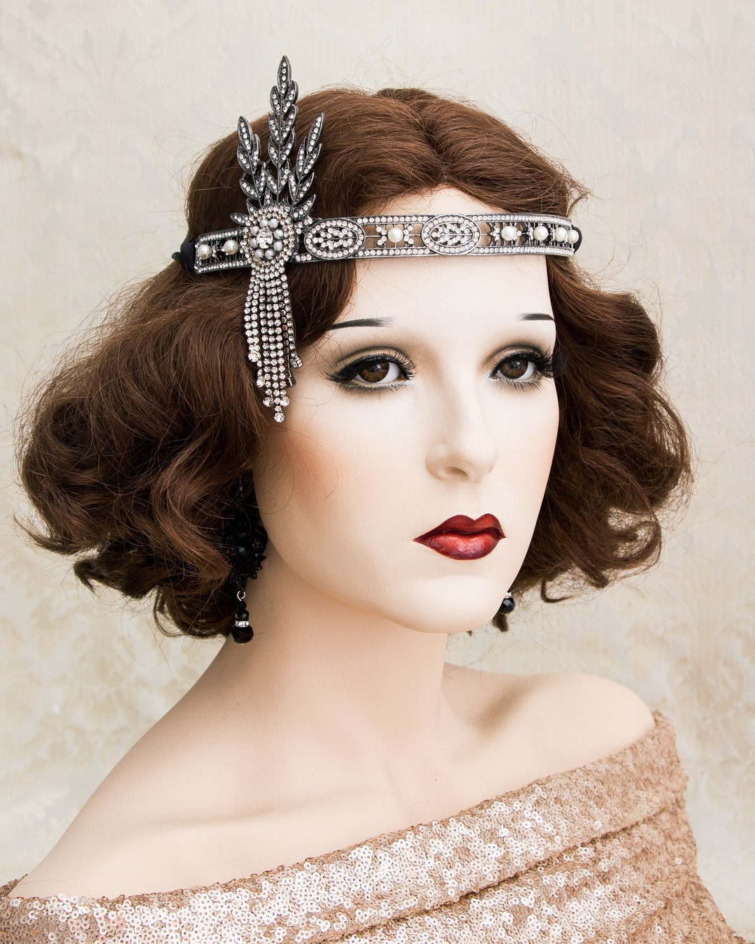 headpiece for gatsby party