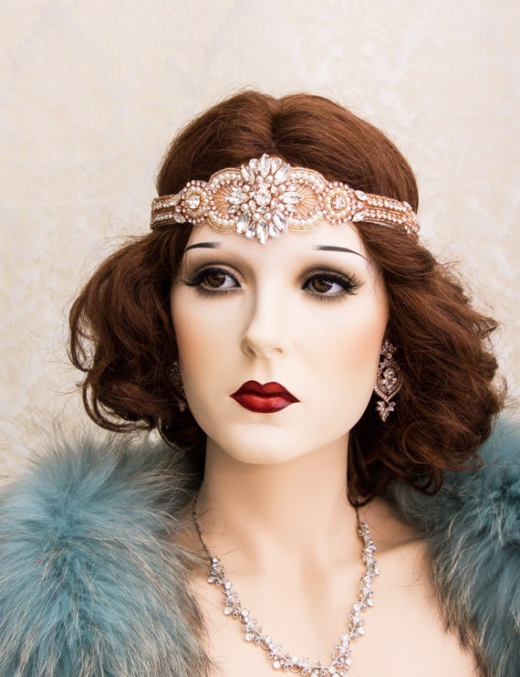 Great Gatsby – serre-tête pour Costume, boucles d'oreilles