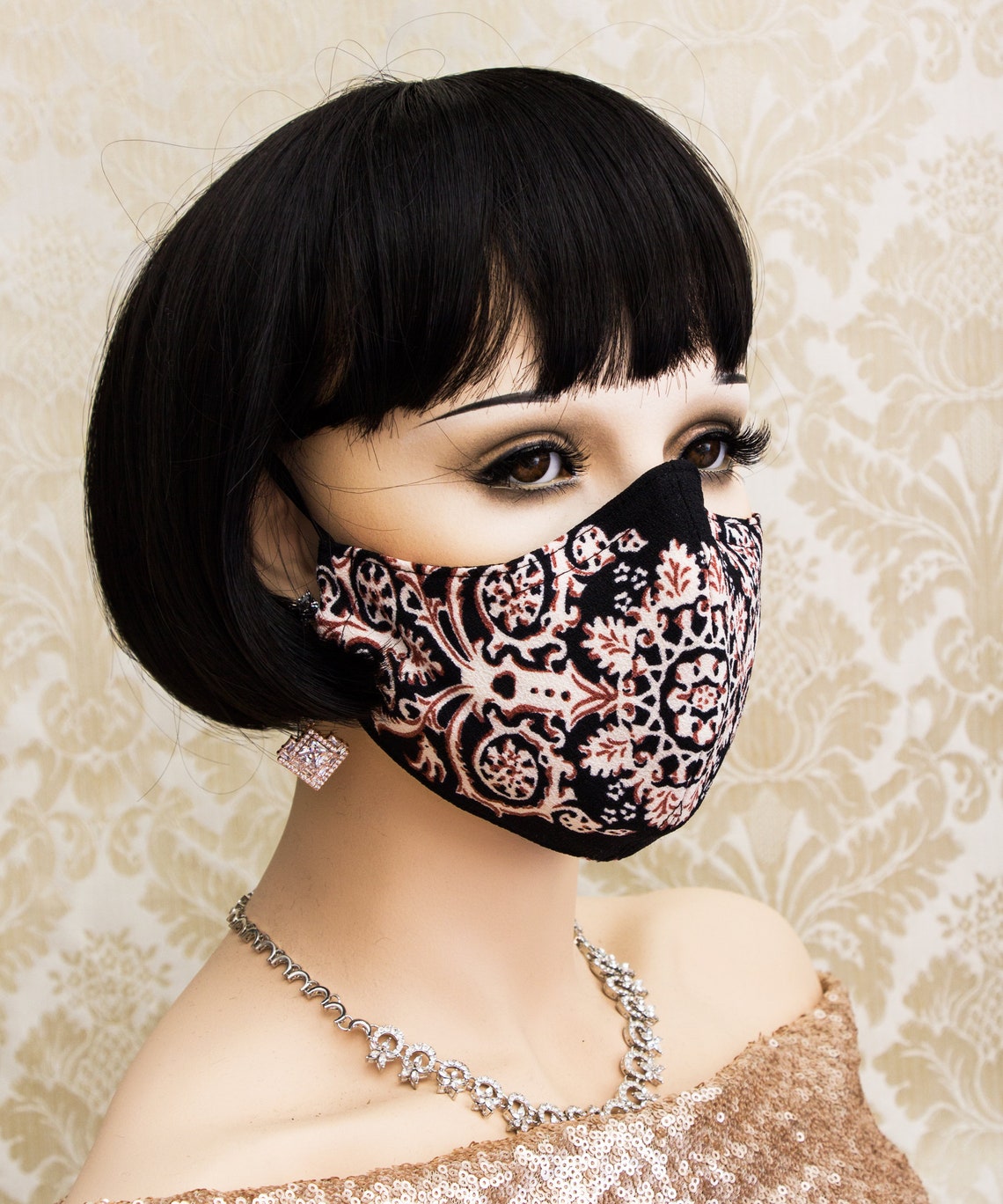 Easy Breathe Face Mask 3Layer Mask Made in USA Built in Etsy