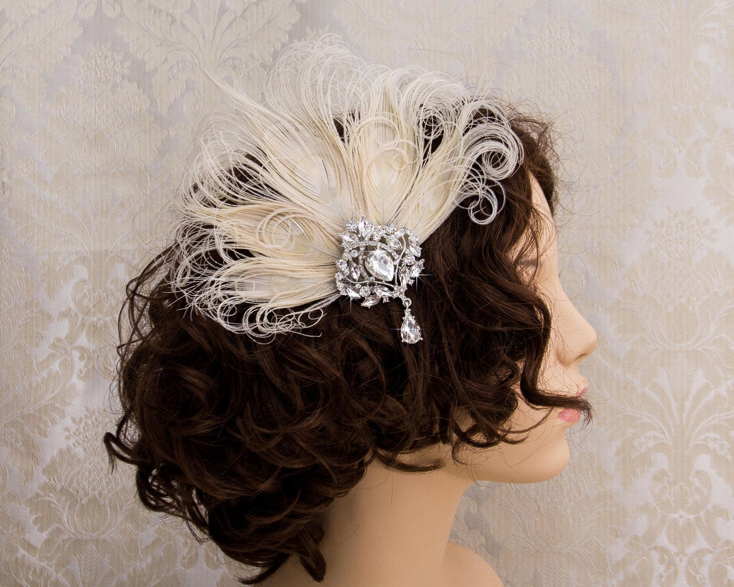 VIJIV 1920s Flapper Headpiece | Great Gatsby Crystal Rhinestone Headband For Women | Wedding Bride Accessories In Gold | Buy Now With Express International Delivery - Foto 9