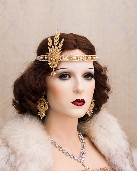 Gold Flapper Headpiece Gold Flapper Headpiece