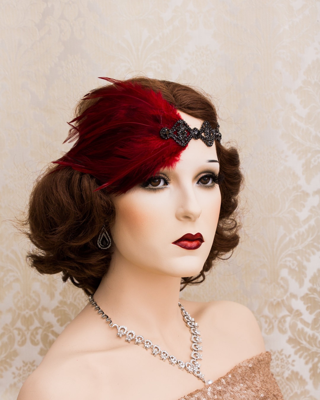 great gatsby daisy headpiece