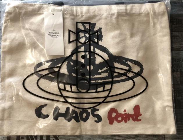 Vintage Vivienne W Estwood Canvas Cotton Tote Bag Rare Finds