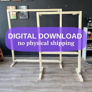 Marco de mechones Planos digitales para construir su propio marco de mechones montado en la pared