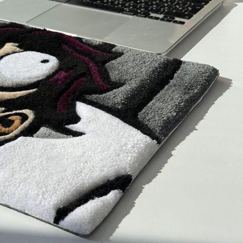 Mouse Pad Tuft Rug Anime Tufted Keyboard Rug, Handmade Desk Mat, Custom Kawaii Mouse Pad ...