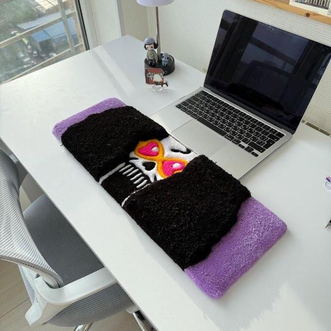 Mouse Pad Tuft Rug Tufted Anime Rug – Custom Kawaii Desk Mat for Keyboard, Handmade Gaming ...