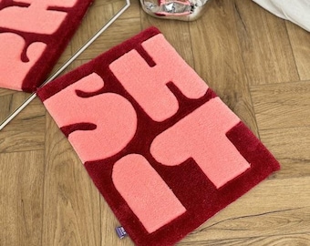 Area Tufted Rug, Handmade Accent Rug, Cute Funny Pop Art Carpet, Custom Personalized Rug, Aesthetic Unique Rug For Kids Gaming Room Decor