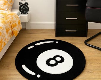8 Ball Rug Stussy Rug Pool Living Room Rug Housewarming Gifts for