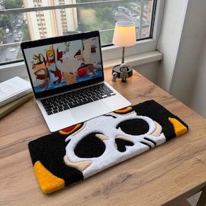 Tappetino per tastiera personalizzato, tappetino da scrivania per gaming anime, tappeto per tastiera kawaii, tappetino per mouse di grandi dimensioni, tappetino da scrivania trapuntato per gamer, tappetino da scrivania unico