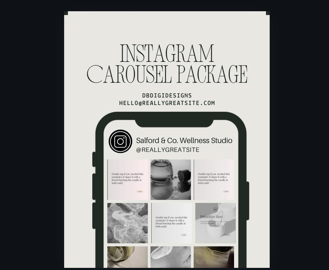 Instagram Carousel Template Bundle for Coaches | 4:5 Canva Templates ...