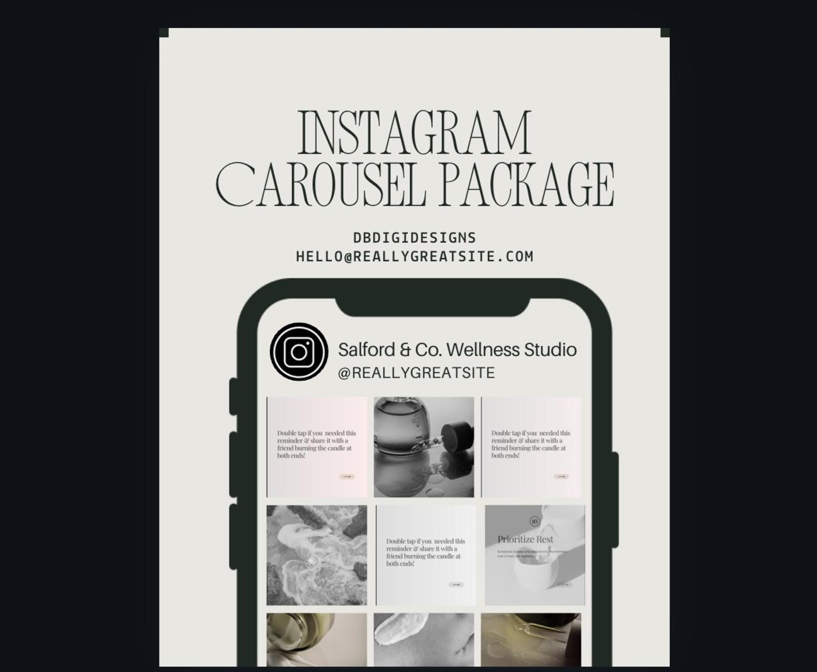 Instagram Carousel Template Bundle for Coaches | 4:5 Canva Templates ...