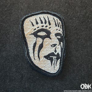 Slipknot Joey Jordison Mask 1 Patch Embroidered