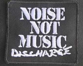 Discharge Patch ~ High Quality Embroidery, Durable Weatherproof Canvas Patch