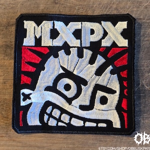 MxPx Patch ~ High Quality Embroidered Canvas