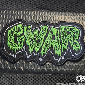 GWAR Patch ~ High Quality Embroidered Canvas