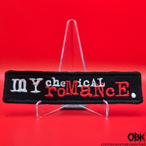My Chemical Romance Patch ~ High Quality Embroidery, Durable Weatherproof Canvas