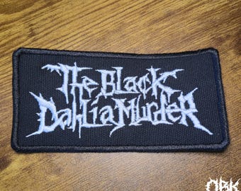 The Black Dahlia Murder Patch - Embroidered Patch: Canvas, Waterproof