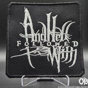 And Hell Followed With Patch ~ High Quality Embroidered Canvas
