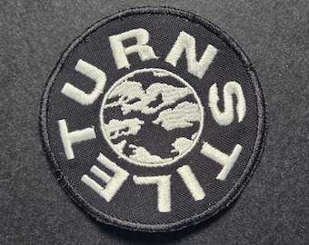 Turnstile Patch &quot;Clouds&quot; ~ High Quality Embroidery, Durable Weatherproof Canvas