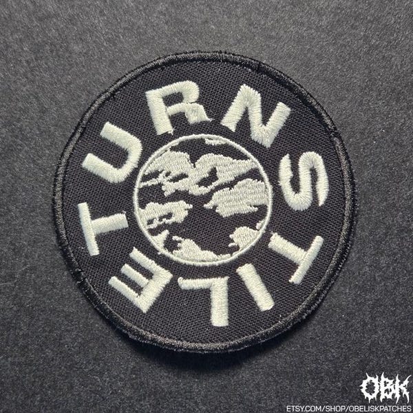 Turnstile Patch ~ Hochwertige Stickerei, langlebige wetterfeste Leinwand