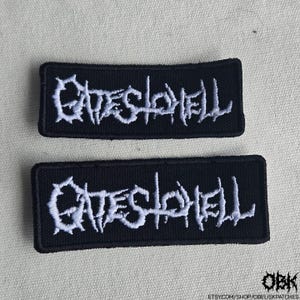 Gates To Hell Patch ~ Hochwertig bestickte Leinwand