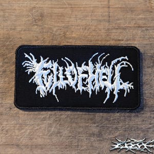 Full Of Hell Patch ~ High Quality Embroidered Canvas