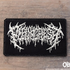 PeelingFlesh Patch (White) ~ High Quality Embroidered Canvas