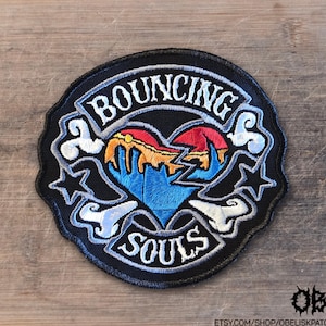 The Bouncing Souls Patch ~ High Quality Embroidered Canvas