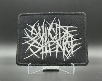 Parche "Silencio Suicida" ~ Bordado de alta calidad, lona resistente a la intemperie