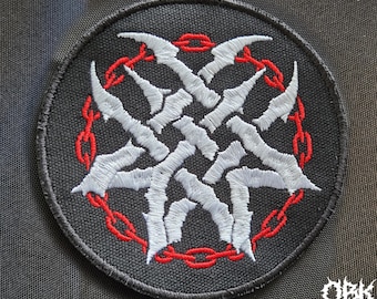 Parche "Wage War" ~ Bordado de alta calidad, lona resistente a la intemperie.