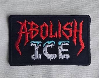 Abolish Ice Gestickter Aufnäher