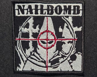 Nailbomb Patch ~ High Quality Embroidery, Durable Weatherproof Canvas