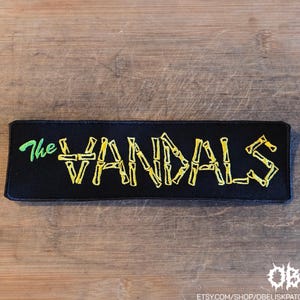 The Vandals Patch ~ High Quality Embroidered Canvas
