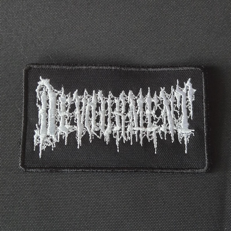 Devourment-lapp ~ Broderad kanvas av hög kvalitet bild 1