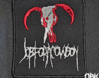 Job For A Cowboy Patch ~ High Quality Embroidery, Durable Weatherproof Canvas